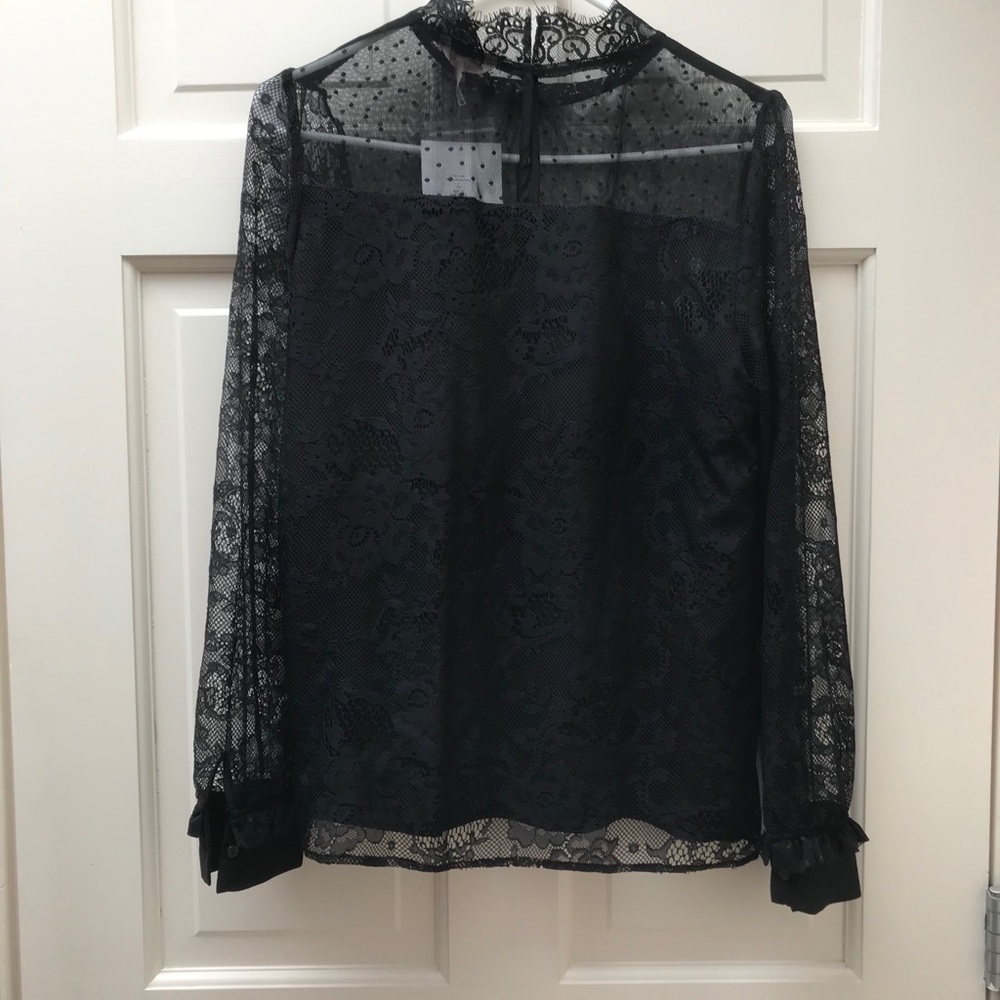 Beautiful black lace top